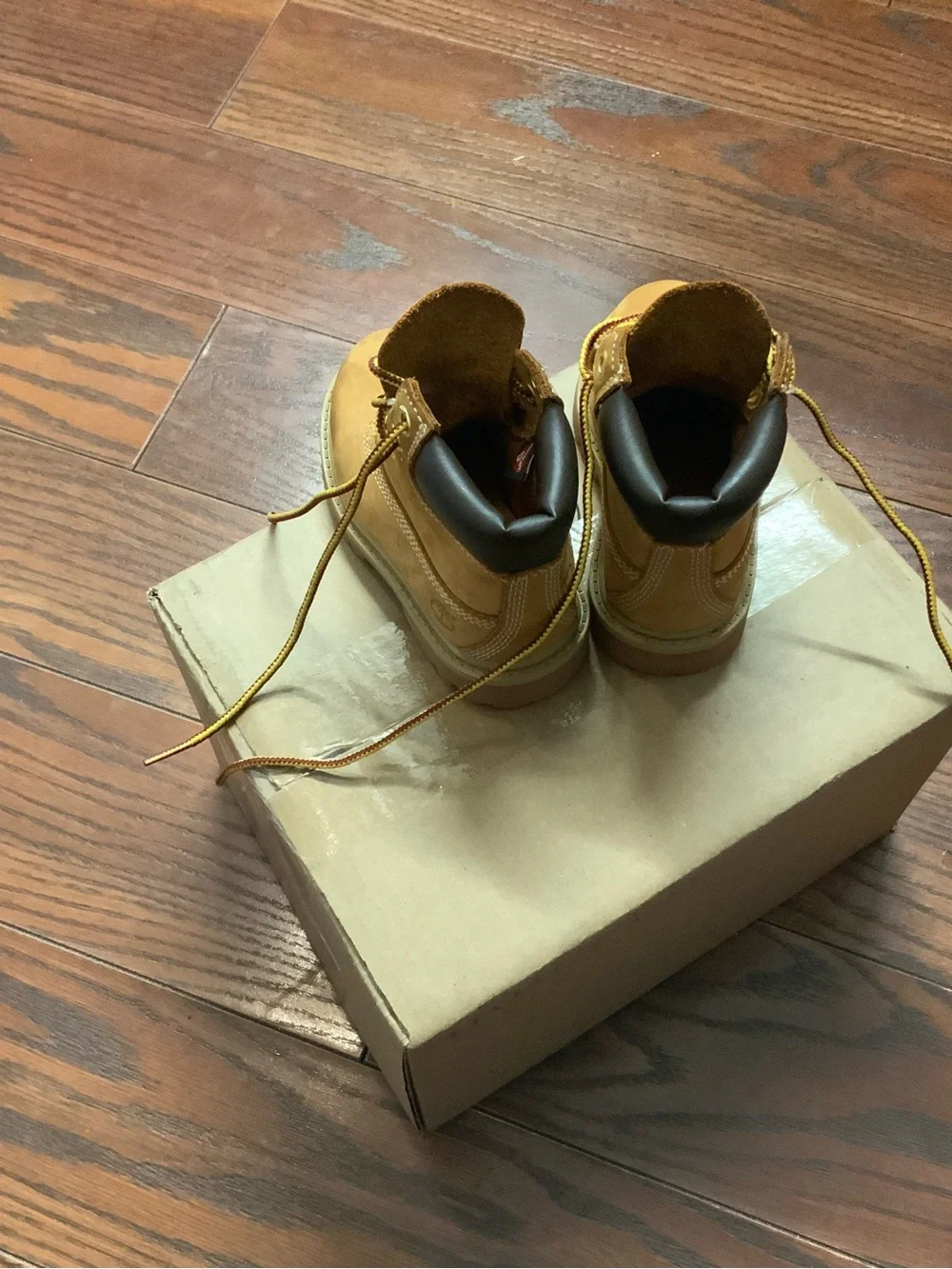 Timberland Kids Wheat Lace-Up Ankle Boots